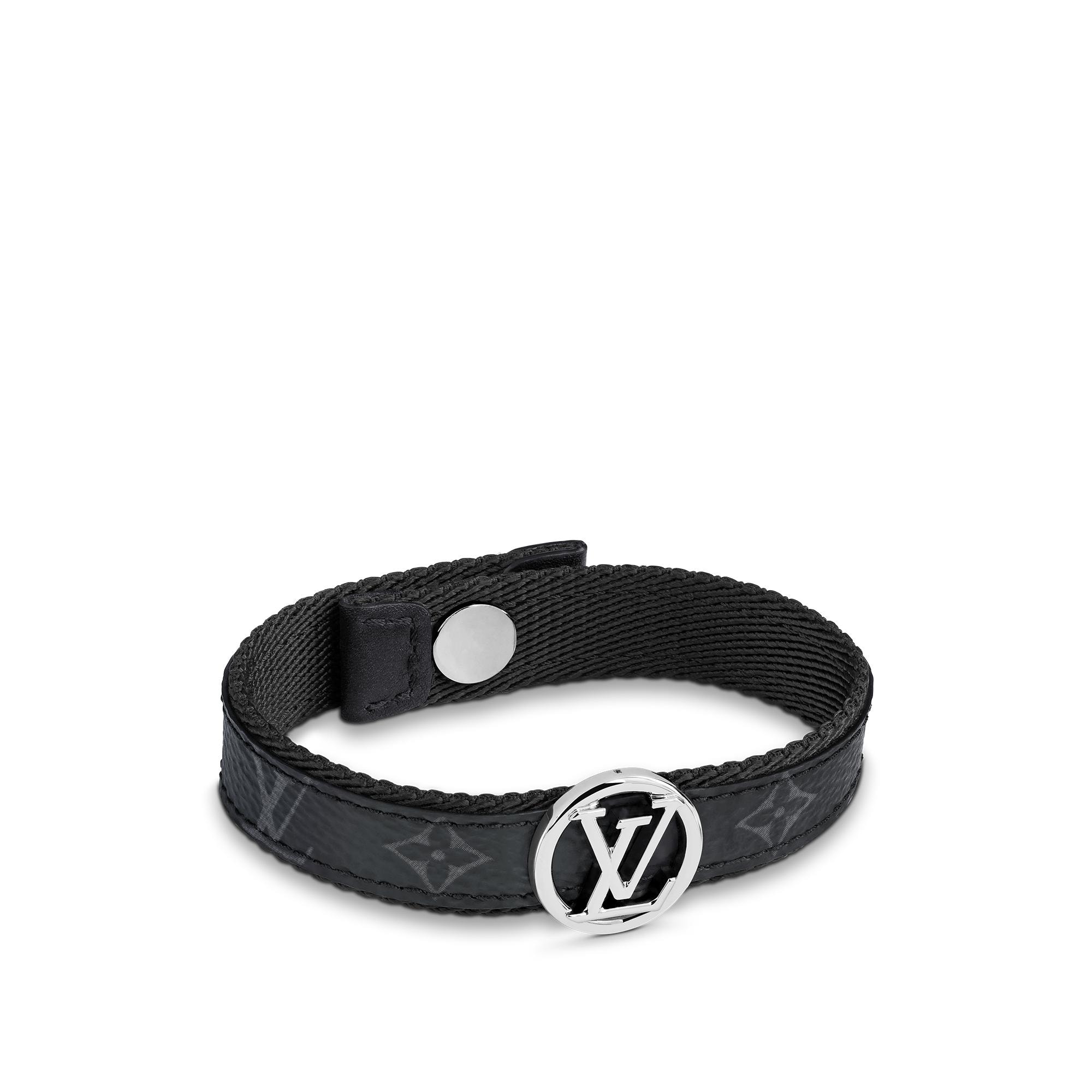 Louis vuitton discount mens leather bracelet